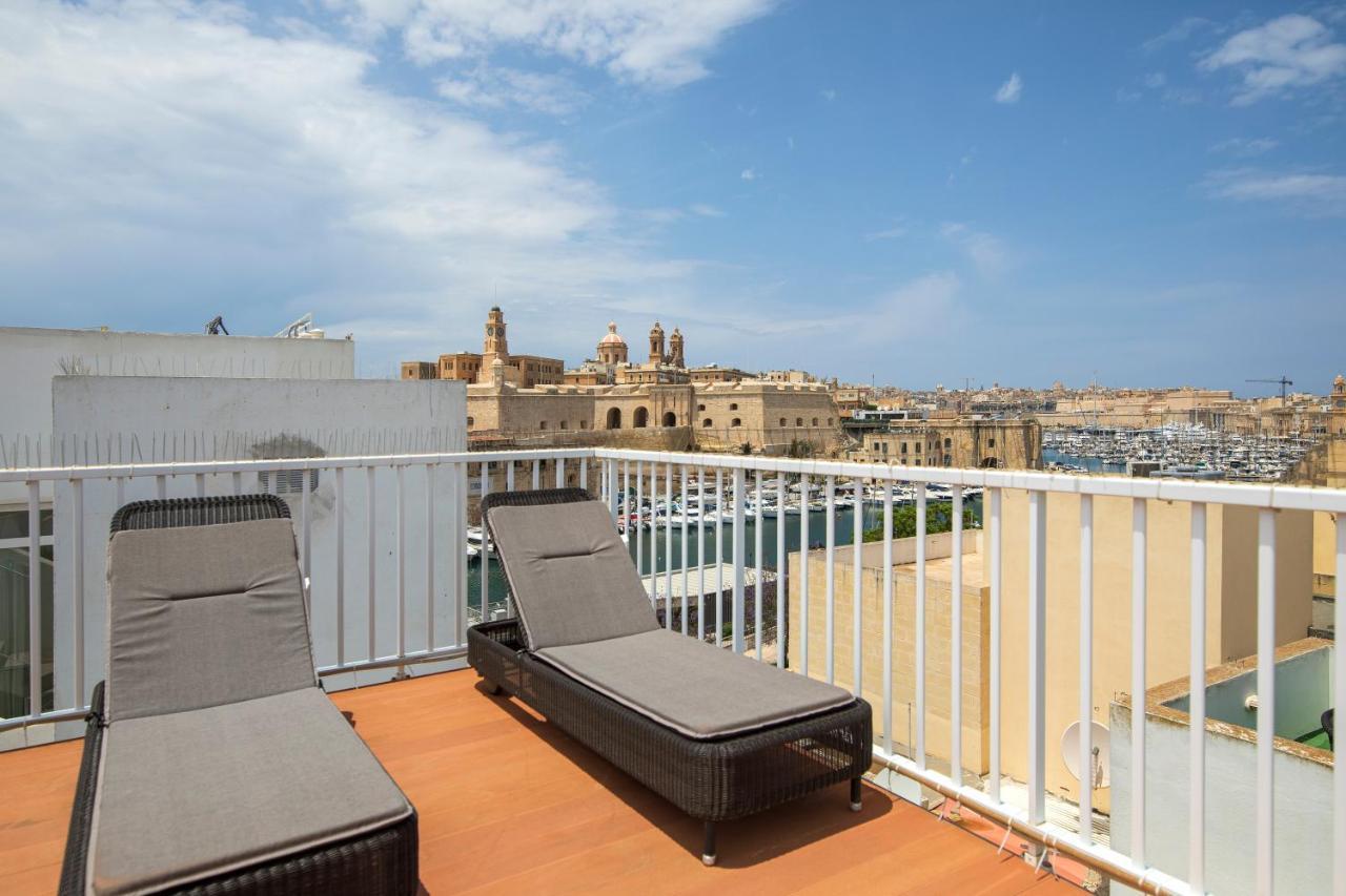 Traditional & Modern Maltese Townhouse - Rooftop Terrace And Sea Views, Close To Birgu Waterfront Cospicua Exterior foto