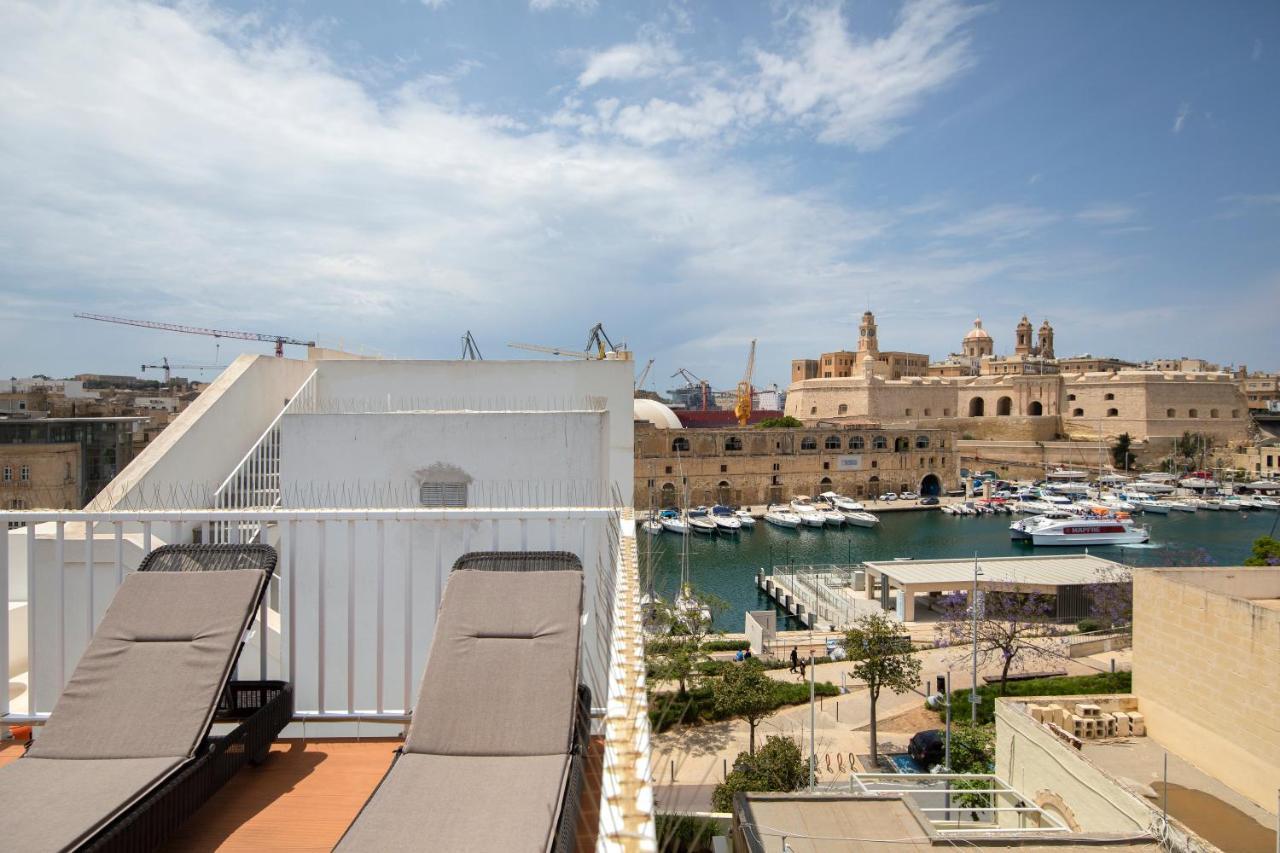 Traditional & Modern Maltese Townhouse - Rooftop Terrace And Sea Views, Close To Birgu Waterfront Cospicua Exterior foto